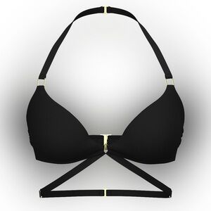 Victoria’s Secret Swim Banded Hottie Halter Bikini Top 32B